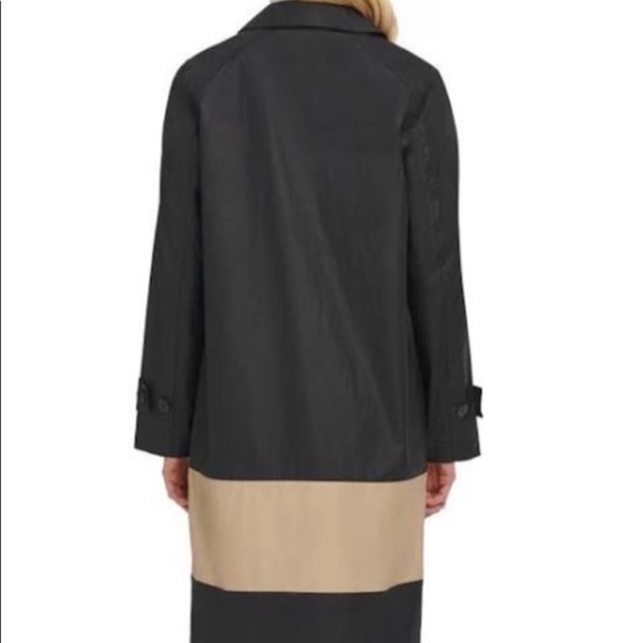 DKNY Women's Colorblock Trench - In Black Combo 🧥 - Picture 5 of 7
